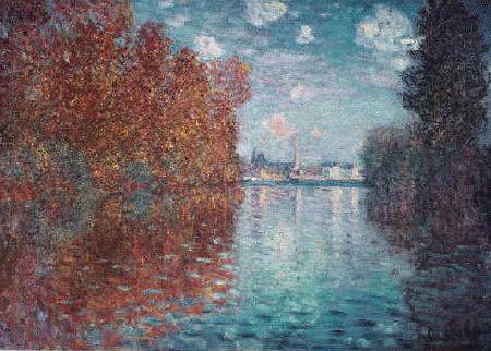 Autumn at Argenteuil, Claude Monet